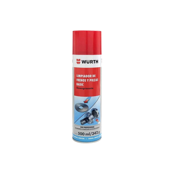 Limpiador de frenos y piezas 500ml - Wurth