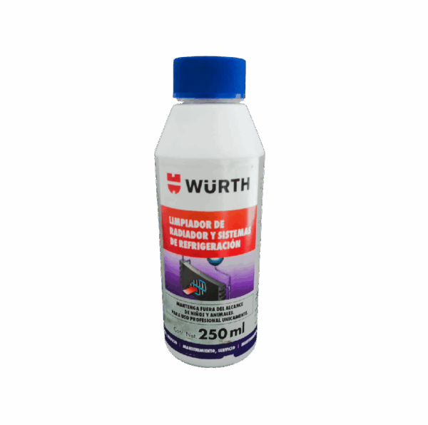 Limpiador de radiador y sistemas de refrigeración 250ml - WURTH